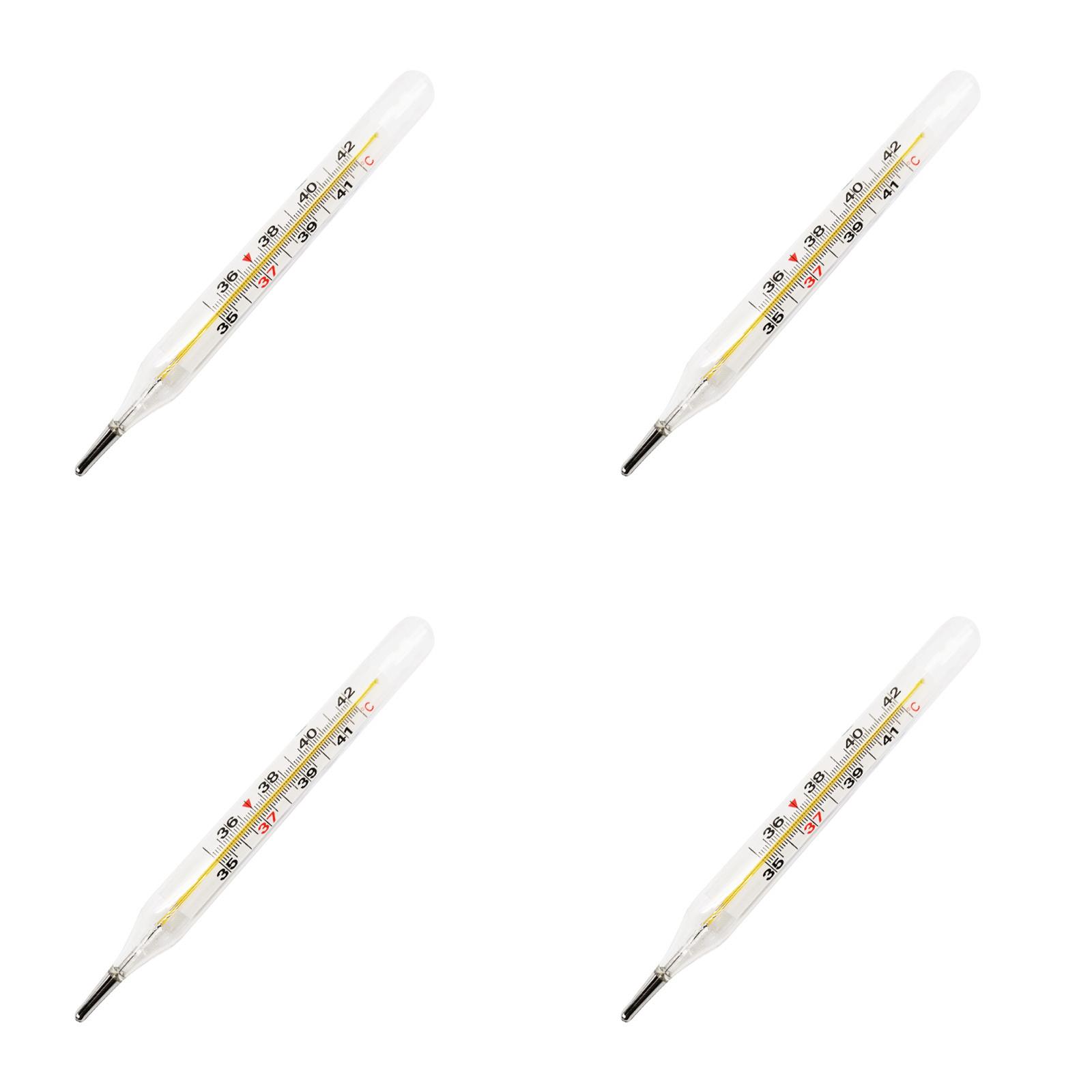 Dianopex Glass Oral Temperature for Fever Test Temperature Axillar Temperature 35-42 °C Armpit Fast Reading Fever Mercury Temperature